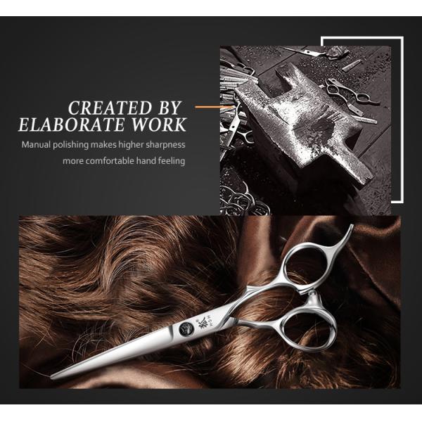Customized Logo Hair Salon Shears , Antique Stainless Steel Barber Scissors