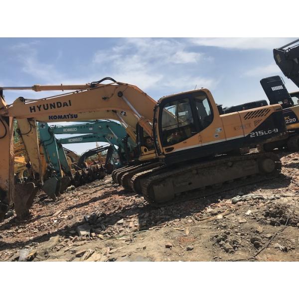 215 Lc-9 Second Hand Hyundai Excavators / High Power 2nd Hand Excavators