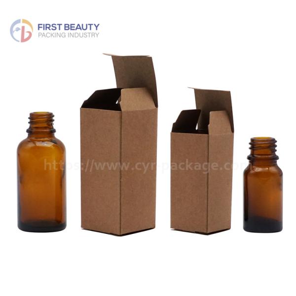 Garrafa de óleo essencial de vidro 15 ml 30 ml Garrafa de gotejar âmbar