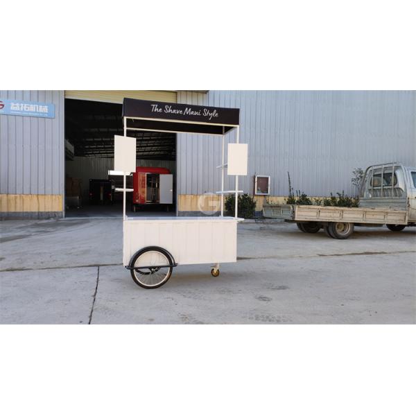 Customize color size Ice Cream Push Carts fast food trolley for promotion selling hamburger