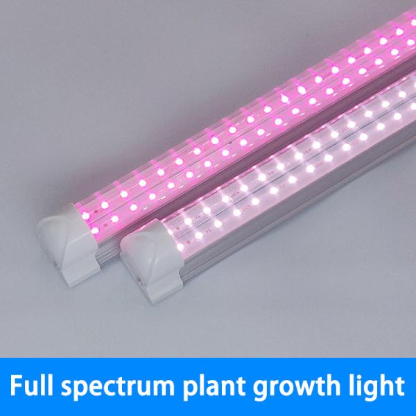 18W T8 LED Grow Tube Light 2ft 4ft Red Blue Full Spectrum LED Plant Light For Greenhouse