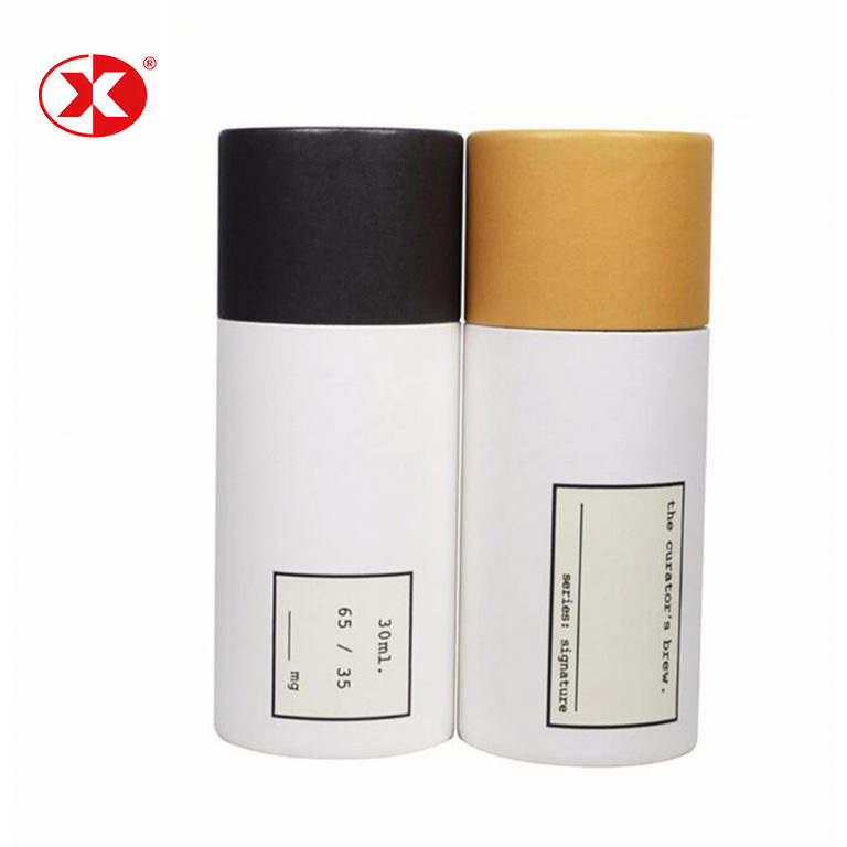 Customizable Paper Tube Box For Cosmetics Food And Industrial Products