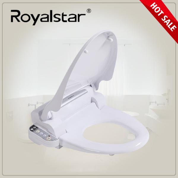 Safety Alarm Warm Water Bidet Toilet Seat , Self Cleaning Bidet Dual Nozzles Design