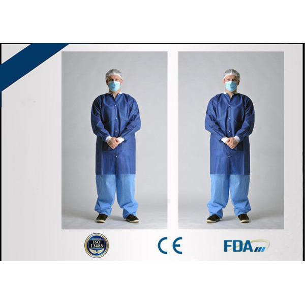 Пальто лаборатории латекса свободные устранимые, анти- статические куртки медицинской лаборатории