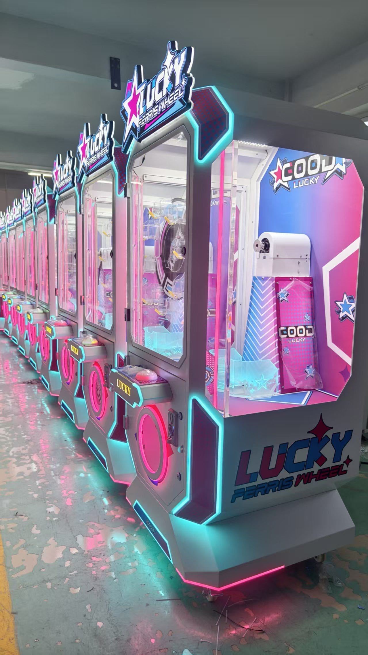 Magic Coin Claw Machine, Lucky Ferris Wheel Mode, High Profit for Indoor Entertainment Center