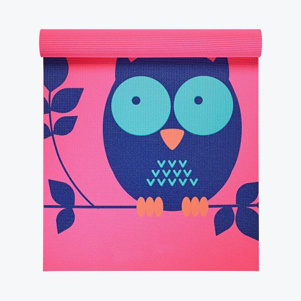 child size yoga mat, kid size yoga mat, kid yoga mat 4mm, PVC yoga mat for kids