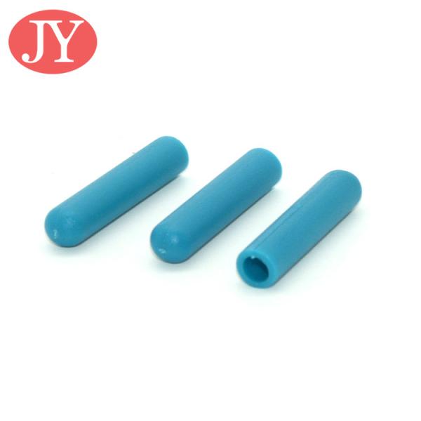 BBP FREE Jiayanag aglet plastic tipping blue color ABS plastic tipping black color  plastic shoelace tippin Drawcord