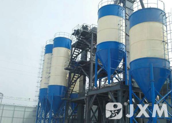 Ready Concrete Mixing Plant 50 Thousand Ton Dry Mortar Mixer Machine