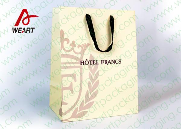 Boutique Application Small Art Paper Bags Funny Patten FCC / SGS Standard