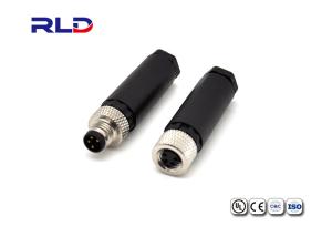 Electrical Waterproof DC Plug , Led Strip Connector Waterproof 2 Pin Plug Metal