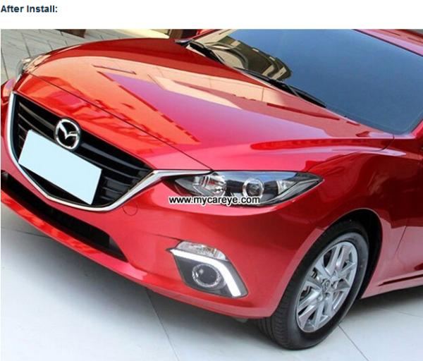 Mazda 3 Axela DRL LED Daytime driving Lights Car daylight aftermarket