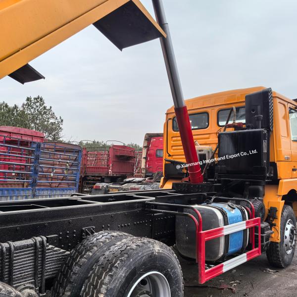 Shacman F3000 6x4 camión de descarga usado 380HP neumático modelo 12.00R20 Euro 2 de emisión estándar 10 neumáticos FAST10JSD180 QH50 caja de cambios