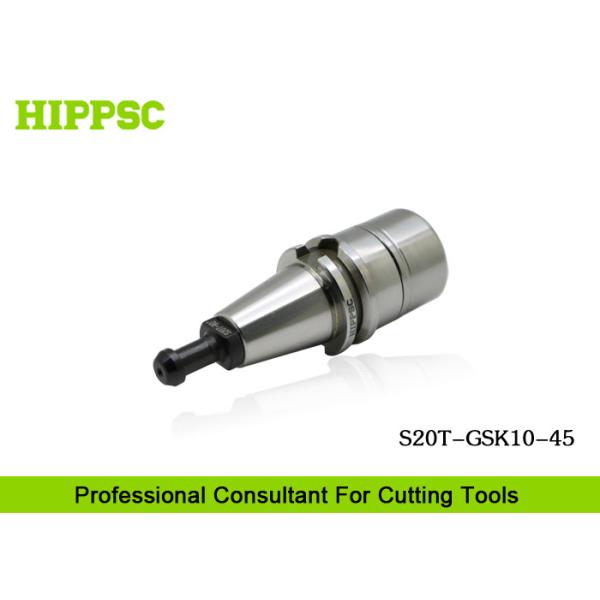 CNC ER Tool Holders For Engraving , MINI S20T High Speed Milling With Pull Stud