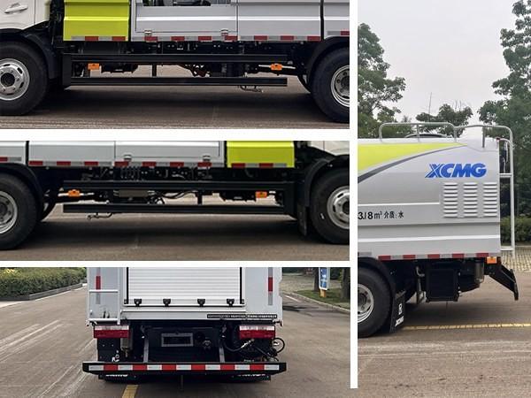 High Precision Guard Rail Truck Guardrail Cleaning Truck With Electric Working Arrow Light