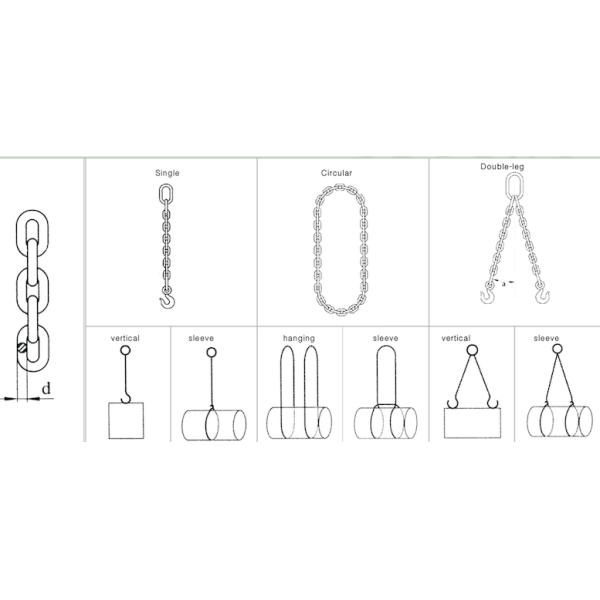 Высокопрочная легированная сталь 14mm 2 цепи ноги поднимаясь