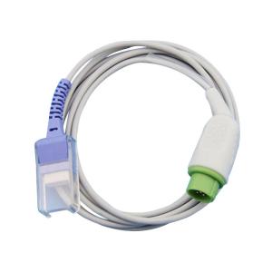 Kontron 7840 Medical Pulse Ox Machine Extension Cable 12 Pin Connector
