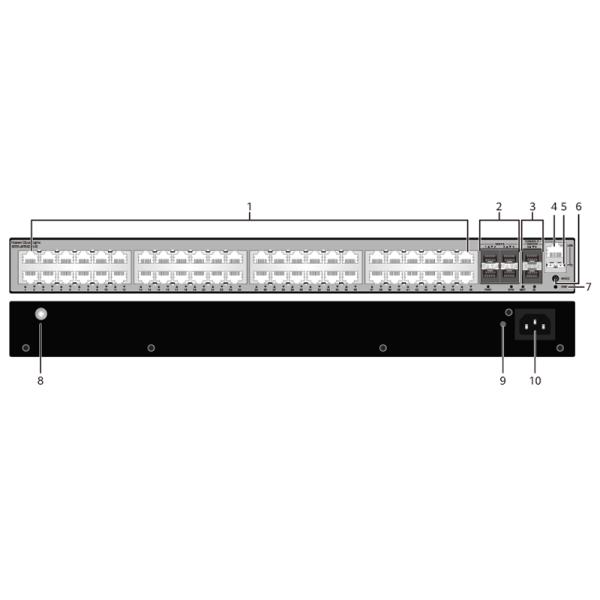 S5735-L48T4XE-A-V2 98012040 48*10/100/1000BASE-T Ports10g Access Network Switch