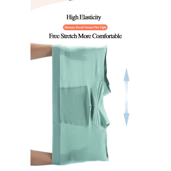 L-5XL Mens Boxer Briefs Modal Fabric Seamless Man Underwear