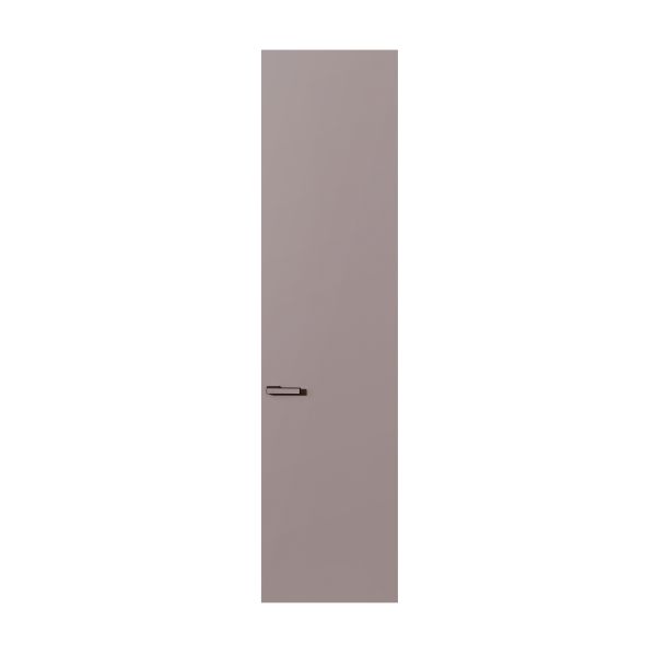 OEM/ODM CUSTOM QUIET LUXURY INTERIOR DOORS | MATTE, TALL CEILING HEIGHT DESIGNS COMPLETE COLLECTION MINIMALIST BLACK BAR HANDLE VERTICAL CHAMPAGNE ACCENT STRIP, WOOD & BRASS ACCENT OPTIONS