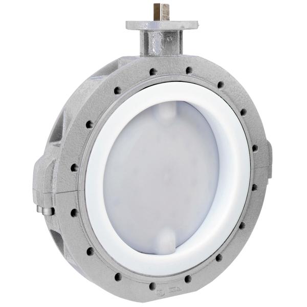 2.5 pulgadas 3 pulgadas 4 pulgadas de control de válvula de mariposa neumática ligera con brida