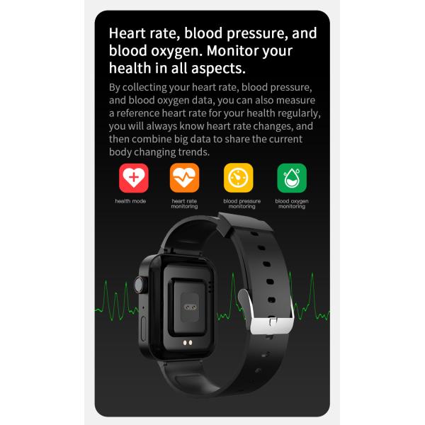 Диапазон фитнеса высококачественного экрана Ips дозора звонка HL70 BT умного водоустойчивый для андроида IPhone