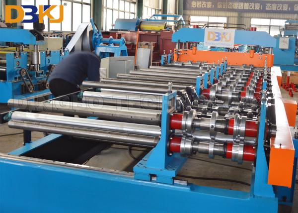 1000mm Galvanized Steel Roof Tile Forming Machine Hydraulic Cutting