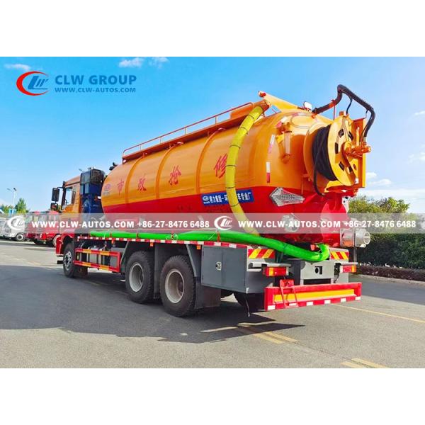 Высокое давление очистки сточных вод тележки вакуумной канализации Sanitaion 18CBM