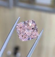 Cushion Brilhante Corte Fantástico Rosa Diamantão Solto Laboratório Crescido 10 Mohs