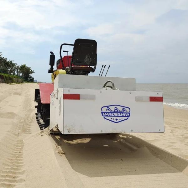 HANDSOMER 1000/LFX-100 Beach Cleaner Tractor Towed by Ride on Car for Wet or Dry Sand