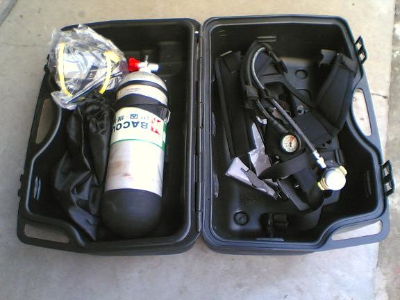 Carbon / Steel Composite Cylinder Self-contained Breathing Apparatus 5L & 6L & 6.8L SCBA