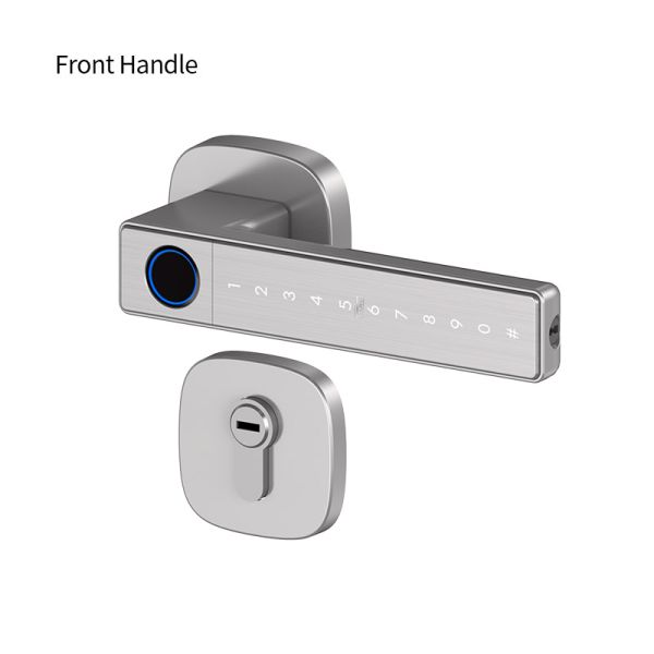 Tuya Smart Lock Durable Aluminum Alloy Auto Entry Door with Fingerprint Password Card and for Easy Installation