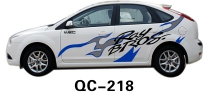 PVC The Default Color Custom Car Body Sticker QC-218K