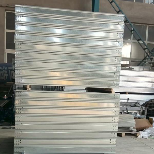 Heavy-Duty Hot-Dip Galvanized Steel Perforated Cable Tray System HDG Ventilated Tray