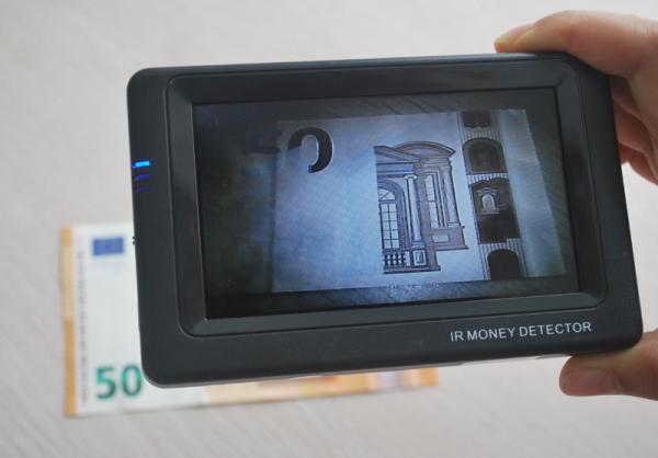 IR Hand hold money detector, Infrared money detector, Multi currency detector, Euro/USD/CHF..