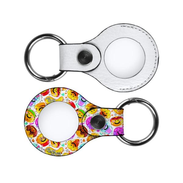 Customization Sublimation Leather Blanks Apple Airtag Tracker Locator Tracker