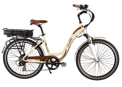 250W Electric Assist Commuter Bike V-Brakes Alloy Suspension Fork