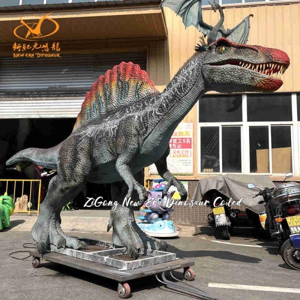 Modelo realista de tamaño real de Spinosaurus para Jurassic Park y Dino Park