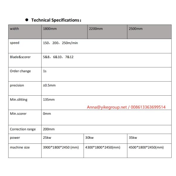 Hot Sale YK-2200 Corrugated Cardboard Thin Blade Slitter Scorer Machine