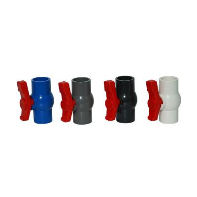UV Resistant Industrial Pvc Switch Valve Compact Ball Valve Pvc