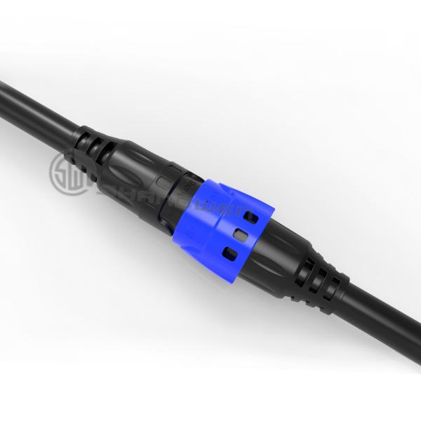 Connecteur électrique M19 Enveloppe en plastique 9 broches Connecteur mâle étanche
