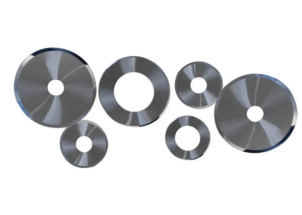 Corrugated Paper Slitter Blades , Tungsten Carbide Circular Blade High Hardness