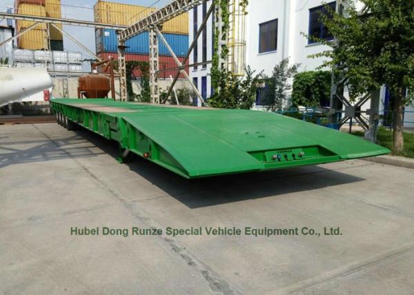 Folding Gooseneck Lowboy Trailer 100 Ton For Crane Excavator Tractor Transportation