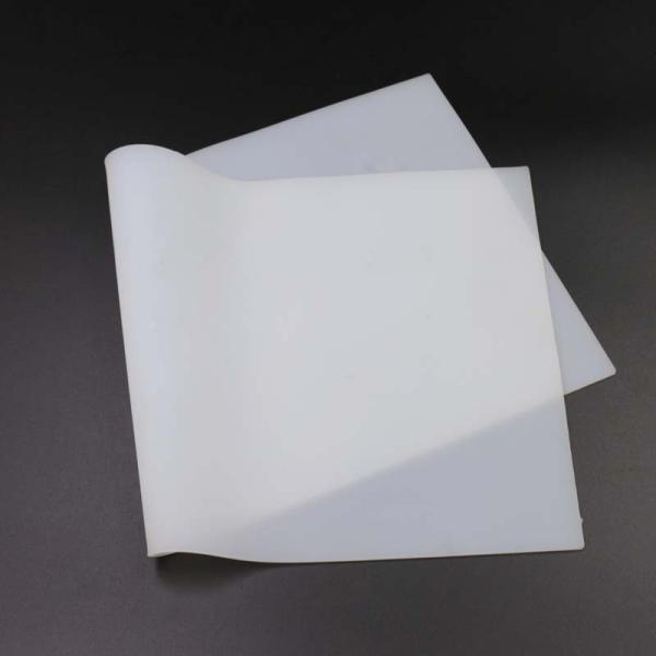 Milky White Silicone Rubber Sheet Heat Insulation Thickness 0.1mm 0.2mm 1mm