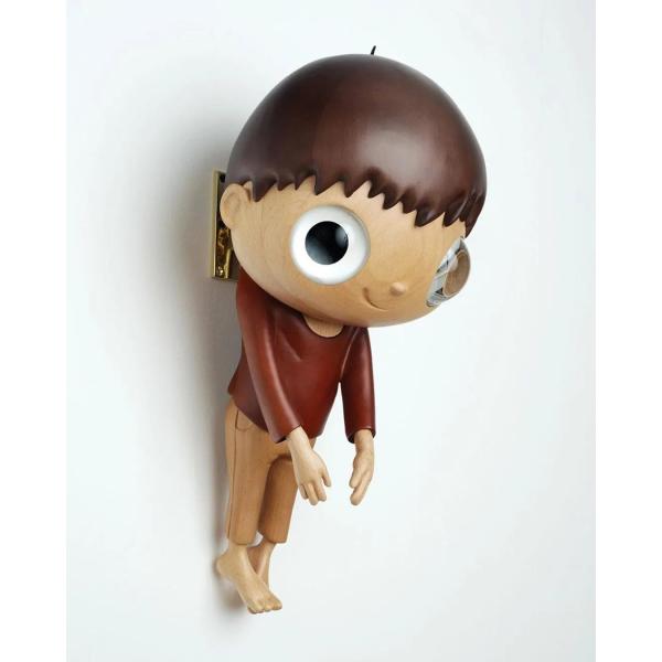 Handpainted Wooden Art Sculpture Gallery With Wall Hanging Type