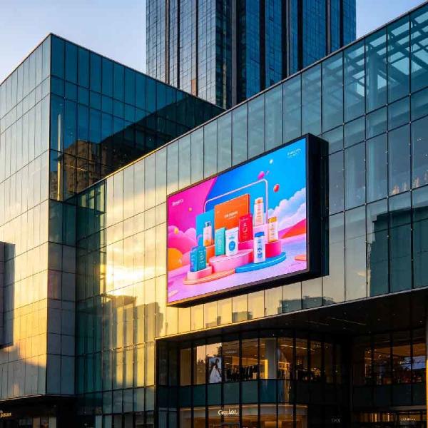 P4 Outdoor LED display screen, shopping mall activity screen, outdoor high protection, high brightness, high durability large screen