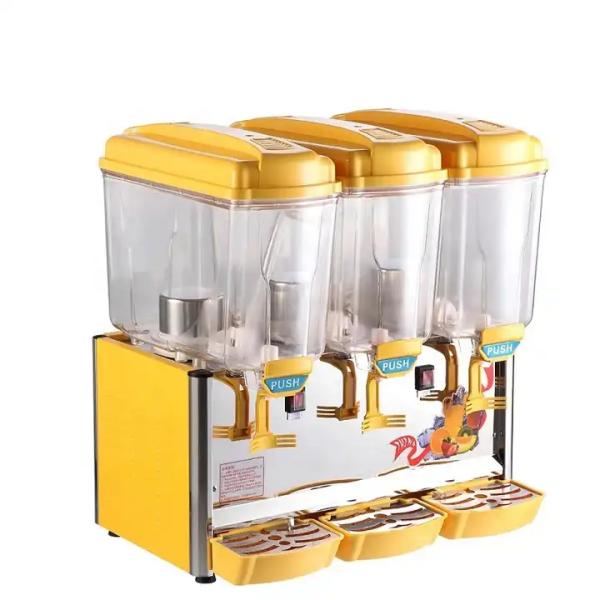 Желтый 12L распределитель холодных напитков распределитель соков из нержавеющей стали