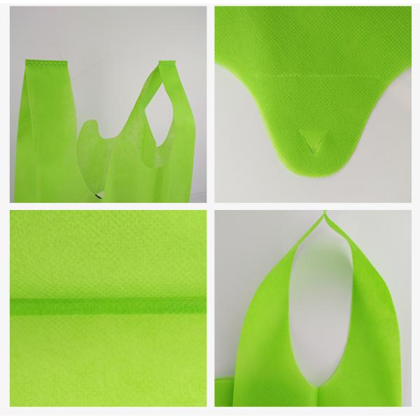 Тяга зеленого цвета сумки футболки передачи тепла ручки Tote не сплетенная анти-
