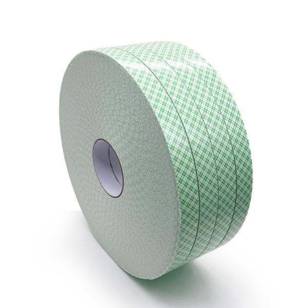 Cintas de espuma de PU doblemente recubiertas 1 mm Adesivo acrílico blanco 24 m