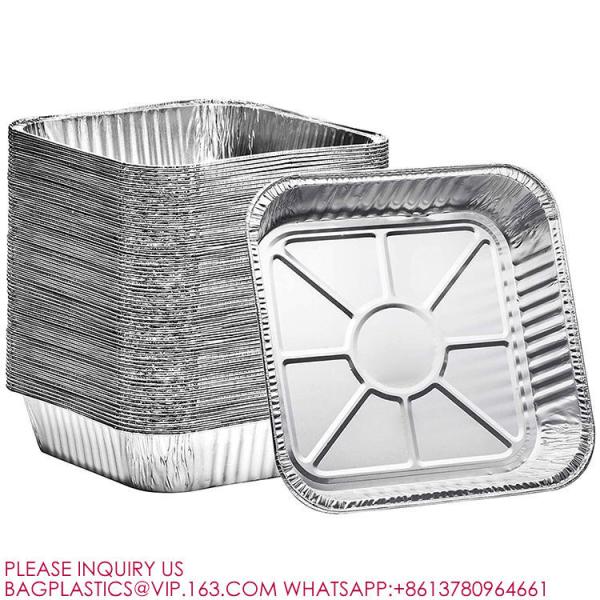 Disposable Aluminium Foil Pot Roasting Pan Foil Tray Round Pan Aluminum Foil Container