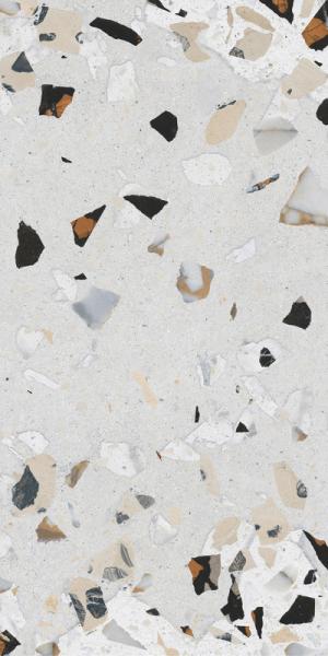 Élégance Terrazzo Mat Porcelaine Glacé Carreaux Chambre à coucher 60x120cm Carreaux de plancher Pour la décoration 2 modèles